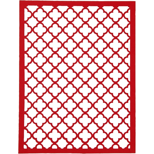 Cardboard Lace Patterns - rot-pink