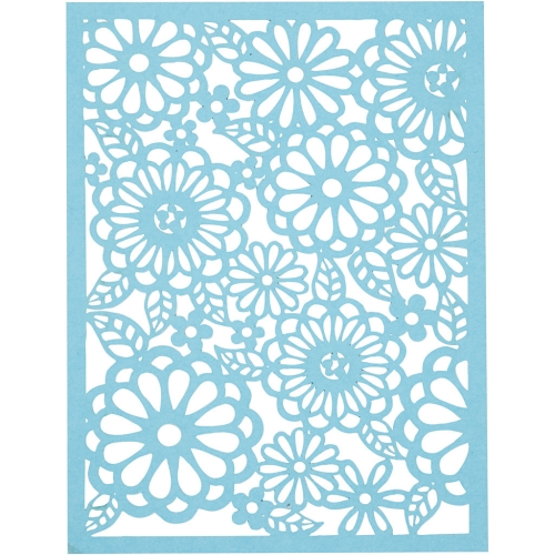 Cardboard Lace Patterns - blau-lila
