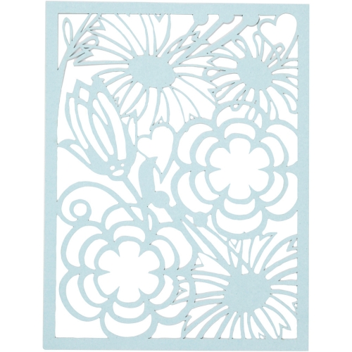 Cardboard Lace Patterns - blau-lila