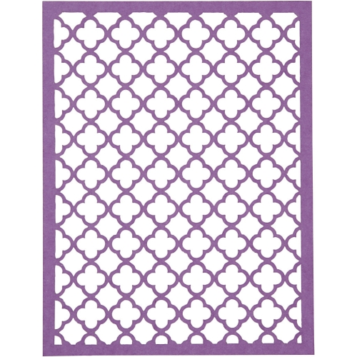 Cardboard Lace Patterns - blau-lila