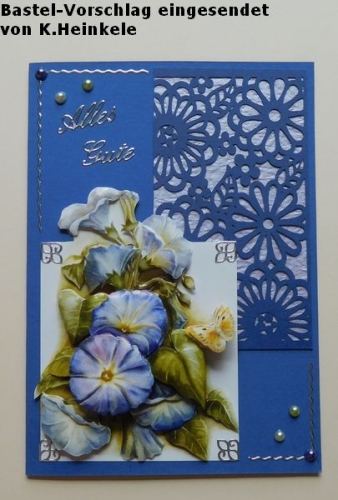 Cardboard Lace Patterns - blau-lila