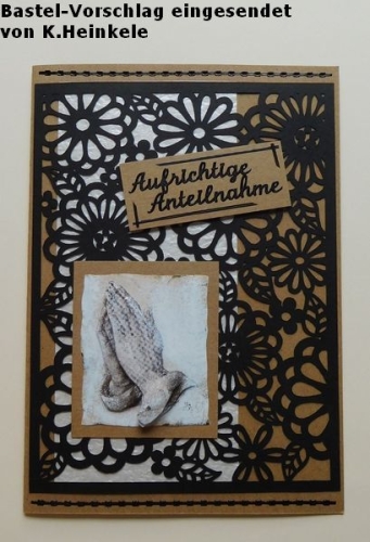 Cardboard Lace Patterns - schwarz-braun