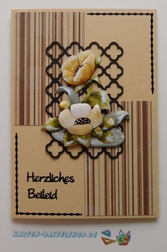 Cardboard Lace Patterns - schwarz-braun