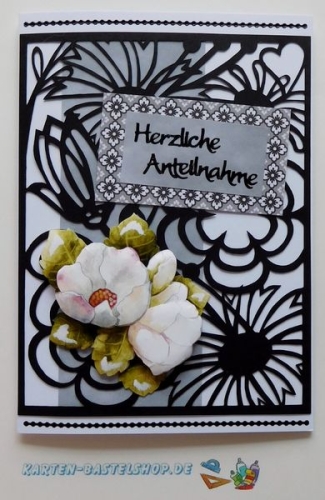 Cardboard Lace Patterns - schwarz-braun