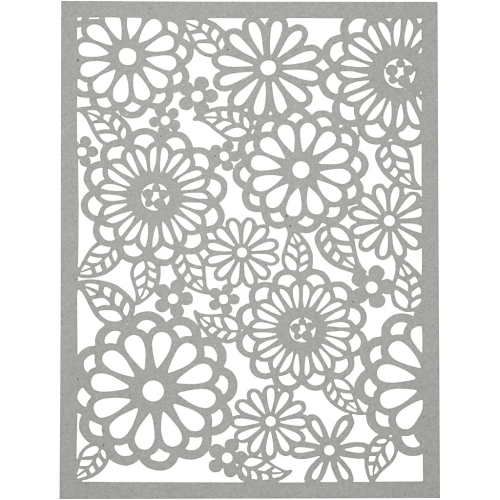 Cardboard Lace Patterns - schwarz-braun