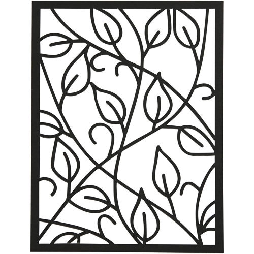 Cardboard Lace Patterns - schwarz-braun