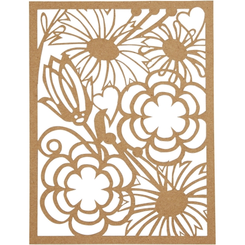 Cardboard Lace Patterns - schwarz-braun