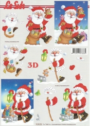 3D-Bogen Weihnachtsmann von LeSuh (416906)
