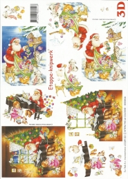 3D-Bogen Weihnachtsmann von LeSuh (4169103)