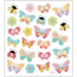 Creativ-Sticker Schmetterlinge und Marienkfer