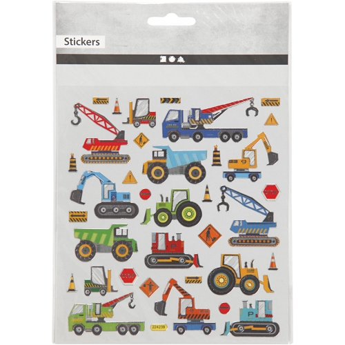 Creativ-Sticker Baustellenfahrzeuge
