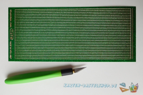 Glitter-Sticker - Rand - grn - 1149