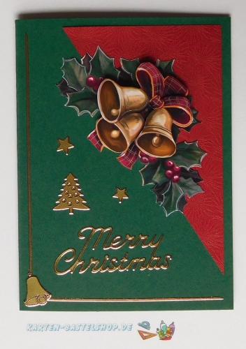 Sticker - Merry Christmas - gold - 351