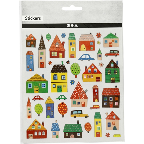 Creativ-Sticker Stadt