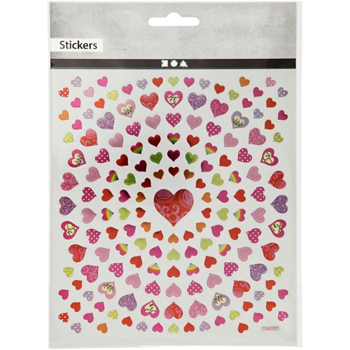 Creativ-Sticker Kleine Herzen