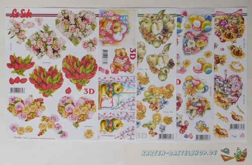 Bastelset Herzliche Gre (BS03) fr 11 Karten