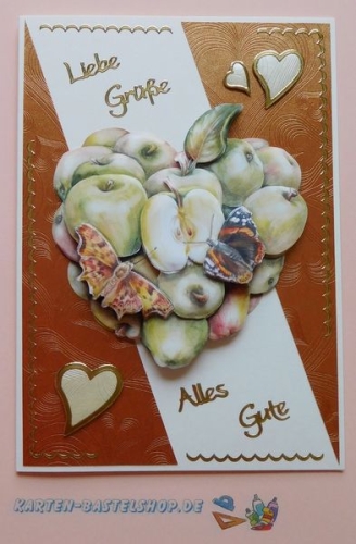 Bastelset Herzliche Gre (BS03) fr 11 Karten