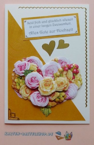 Bastelset Herzliche Gre (BS03) fr 11 Karten