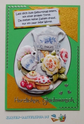Kombi-Sticker - Gute Besserung - silber - 2620
