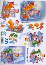 3D-Bogen Baby-Wiege von LeSuh (416982)