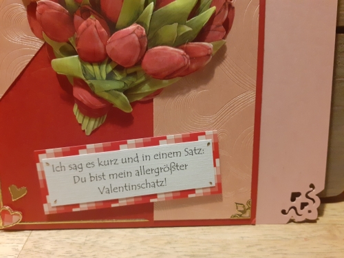 3D-Karte - Zum Valentinstag - Nr.80