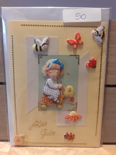 3D-Karte - Alles Gute - Nr.50