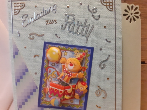 3D-Karte - Einladung zur Party - Nr.49