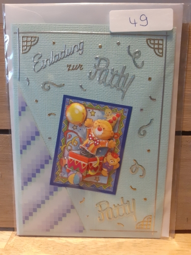 3D-Karte - Einladung zur Party - Nr.49