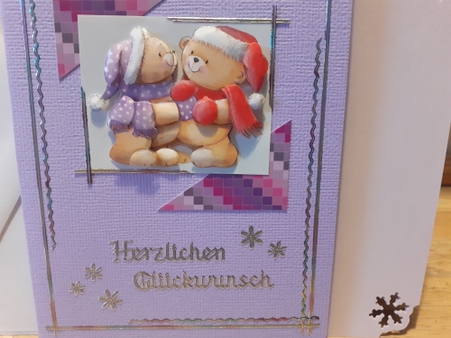 3D-Karte - Herzlichen Glckwunsch - Nr.34