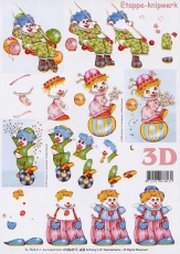 3D-Bogen Clowns von LeSuh (416947)