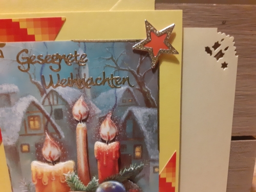 3D-Karte - Gesegnete Weihnachten - Nr.95