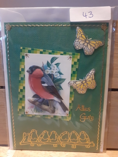 3D-Karte - Alles Gute - Nr.43