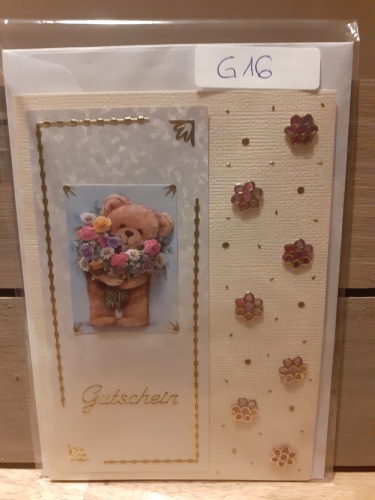 3D-Karte zum Geschenk-Gutschein - Gutschein mit Brchen - Nr.16
