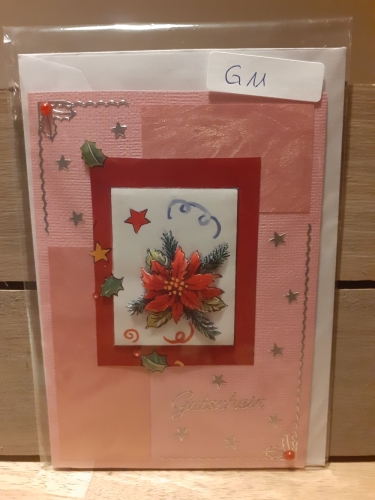 3D-Karte zum Geschenk-Gutschein - Gutschein Weihnachten - Nr.11