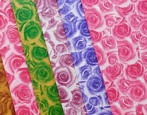 Mini-Bastelpapier-Set Rosen von LeSuh