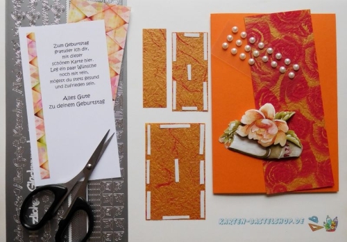 Mini-Bastelpapier-Set Rosen von LeSuh
