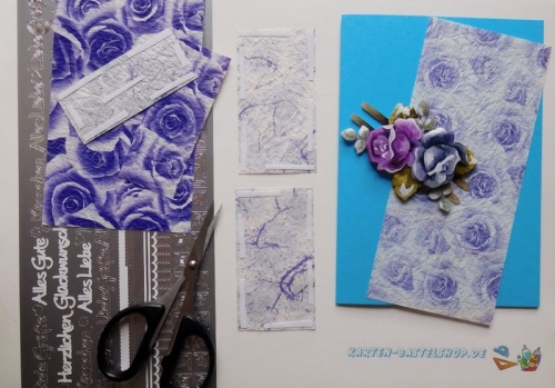 Mini-Bastelpapier-Set Rosen von LeSuh