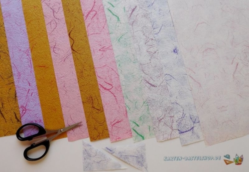 Mini-Bastelpapier-Set Rosen von LeSuh