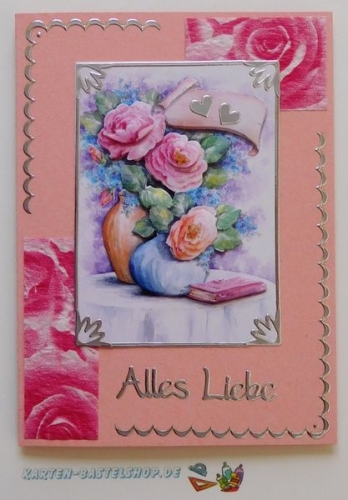 Bastelpapier-Set Rosen von LeSuh