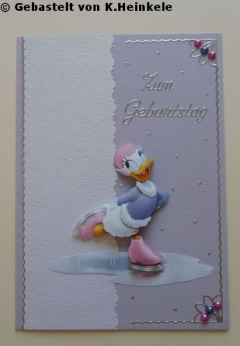 Bastelpapier-Set Kleine Rosen wei von LeSuh