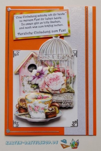 Bastelpapier-Set Kleine Rosen wei von LeSuh