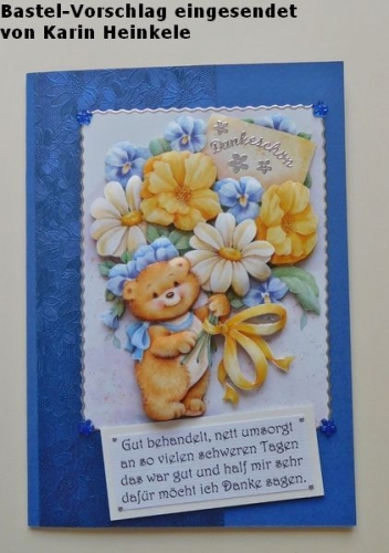 Mini-Bastelpapier-Set Blumen von LeSuh