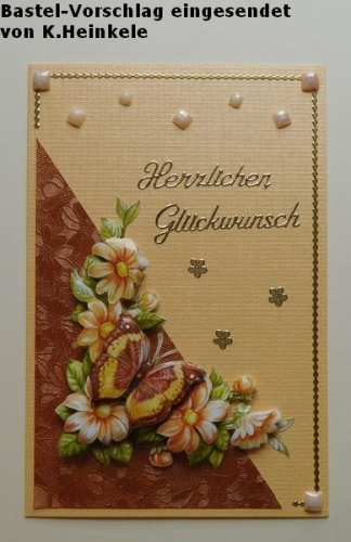 Mini-Bastelpapier-Set Blumen von LeSuh