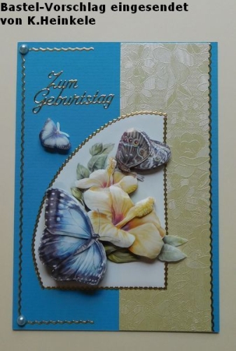Mini-Bastelpapier-Set Blumen von LeSuh