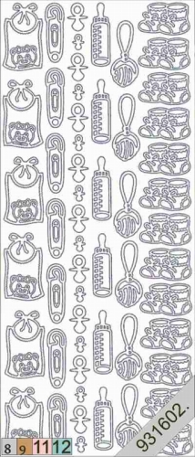Sticker - Baby - gold - 116