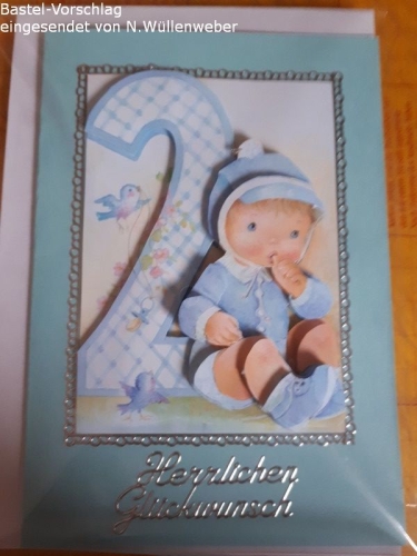 3D-Bogen Baby blau 2-3 Jahre von LeSuh (4169620)