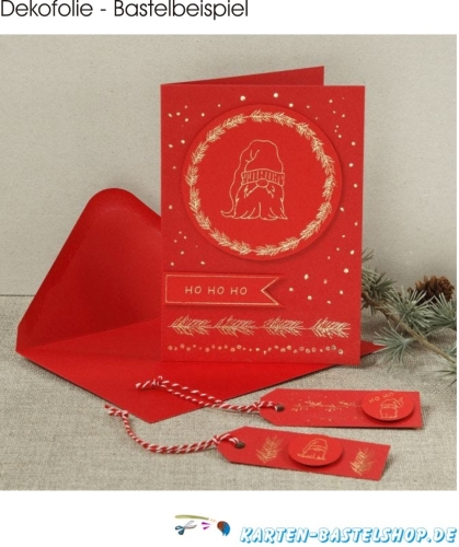 Dekofolien-Set 1 - Blumen & Ranken - gold / violett