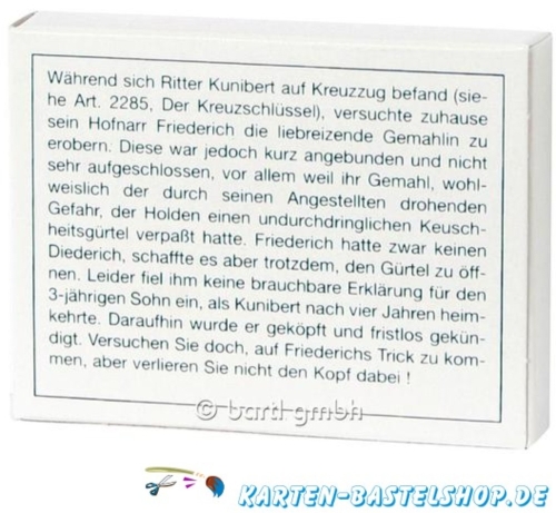 Mini-Knobelspiel - Der Keuschheitsgrtel