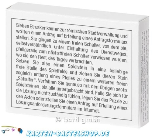 Mini-Knobelspiel - Der verzwickte Behrdengang