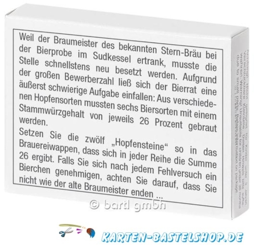 Mini-Knobelspiel - Die verhopfte Bierprfung